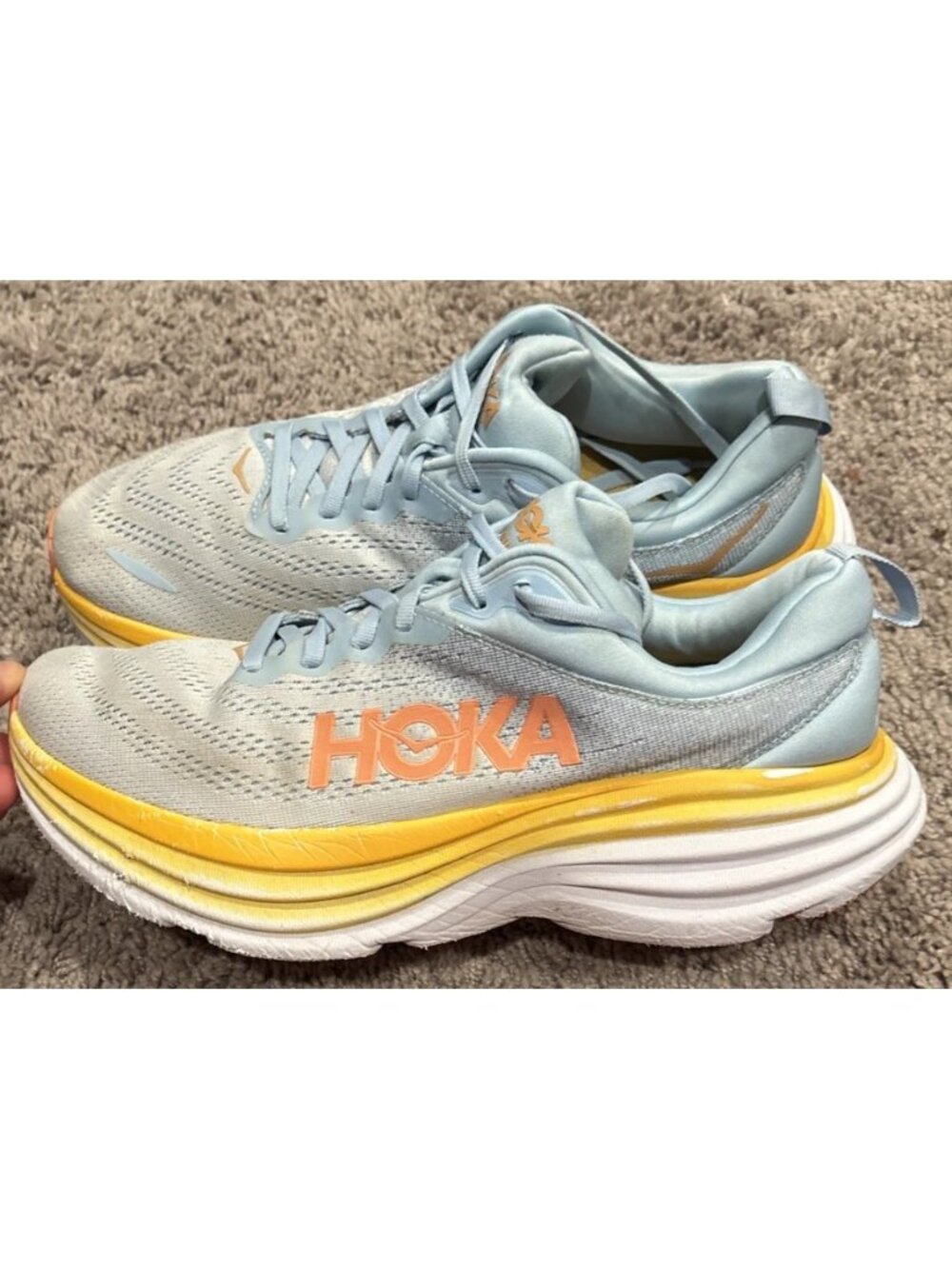 Size 10.5 D Wide Women's Hoka One One Bondi 8 Summer Song 1127952-SSCA Shoes